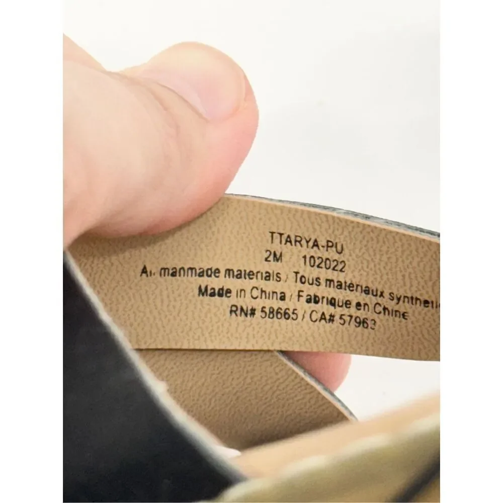 Tucker + Tate‎ Sandals Size 2 Kids Black Crisscross Open Toe NEW